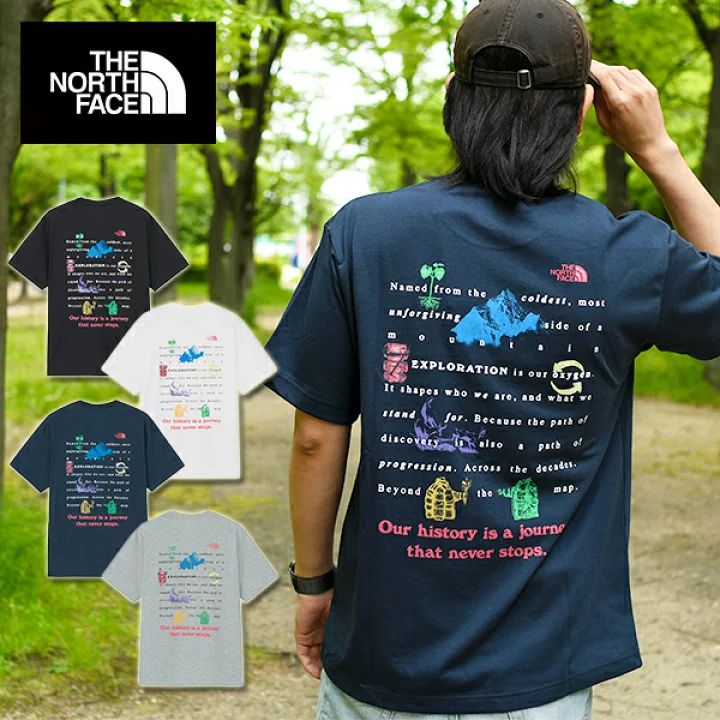 $128件。2件起$118件。✨日本🇯🇵TNF💖 短袖旅行历史短袖Tee✨