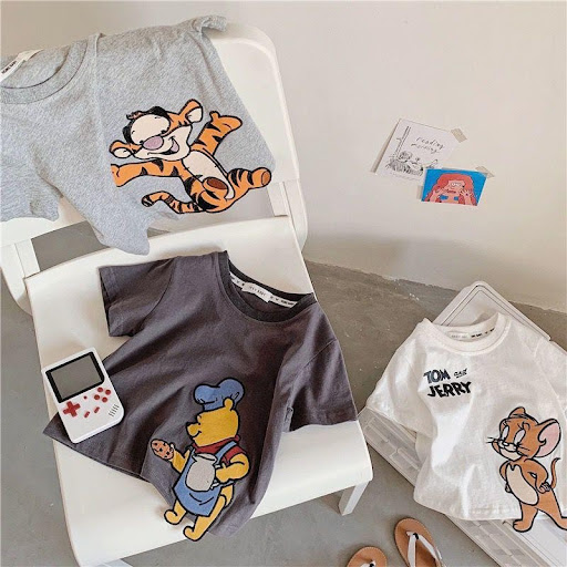 $6o件。2件起$55件儿童卡通立体Tee