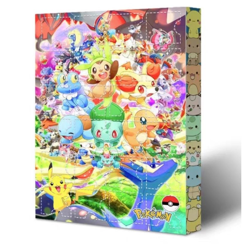 4款選擇。$58盒。2盒起$45盒。Pokemon聖誕盲盒
