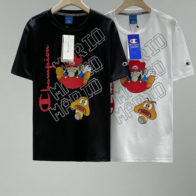 $148件。2件起$138件。Champion 夏馬里奧聯名卡通印花短袖