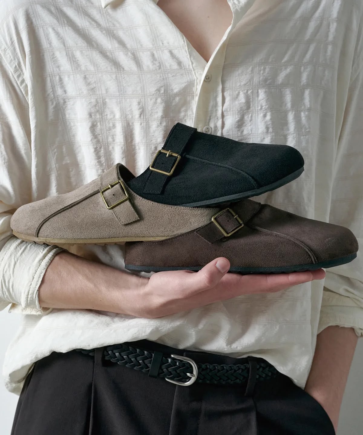 $168對🇰🇷NUART STUDIO®韓國簡約服裝品牌‼️銷售第一‼️BOSTON SLIDE CLOG NSO007