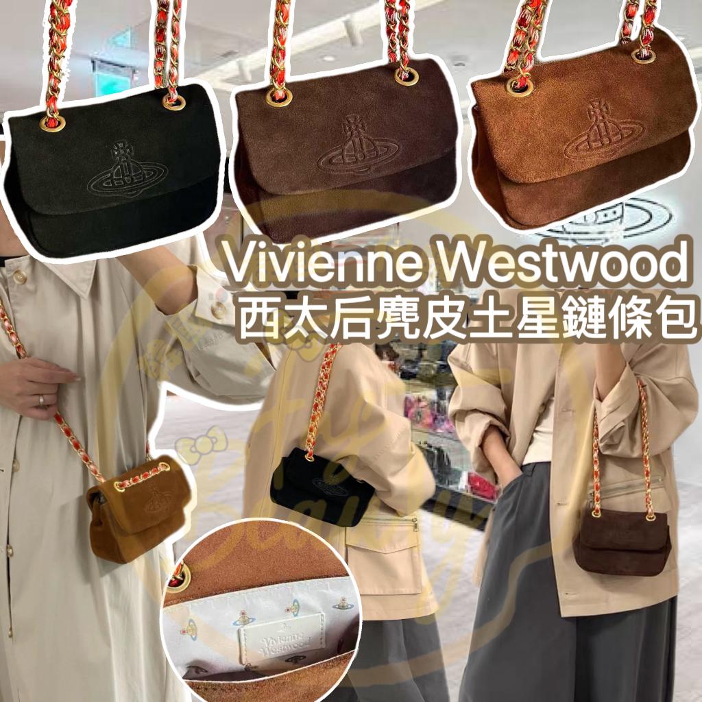 $288件。Vivienne Westwood 西太后麂皮土星🪐链條包
