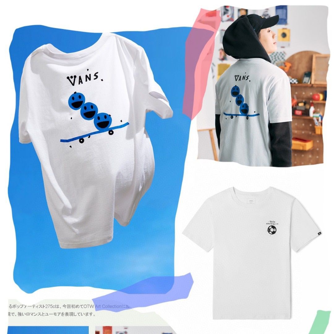 $120件。Vans藍色笑臉T-shirt
