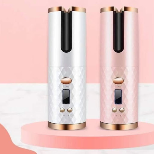 $128/1Amazon 大熱無線USB充電全自動旋轉式卷髮器，方便携帶。