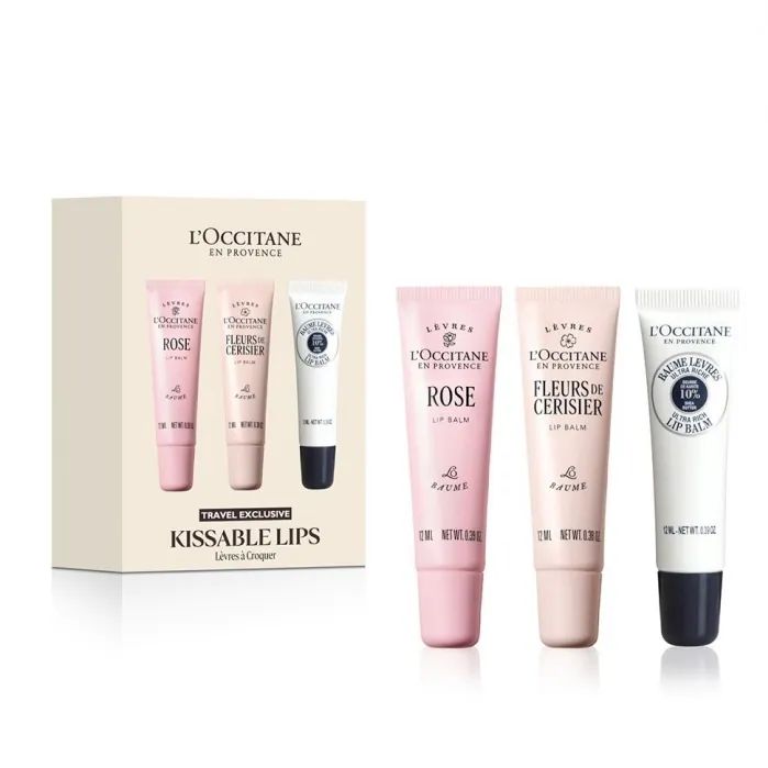 $115盒。L’occitane Kissable Lips潤唇組合