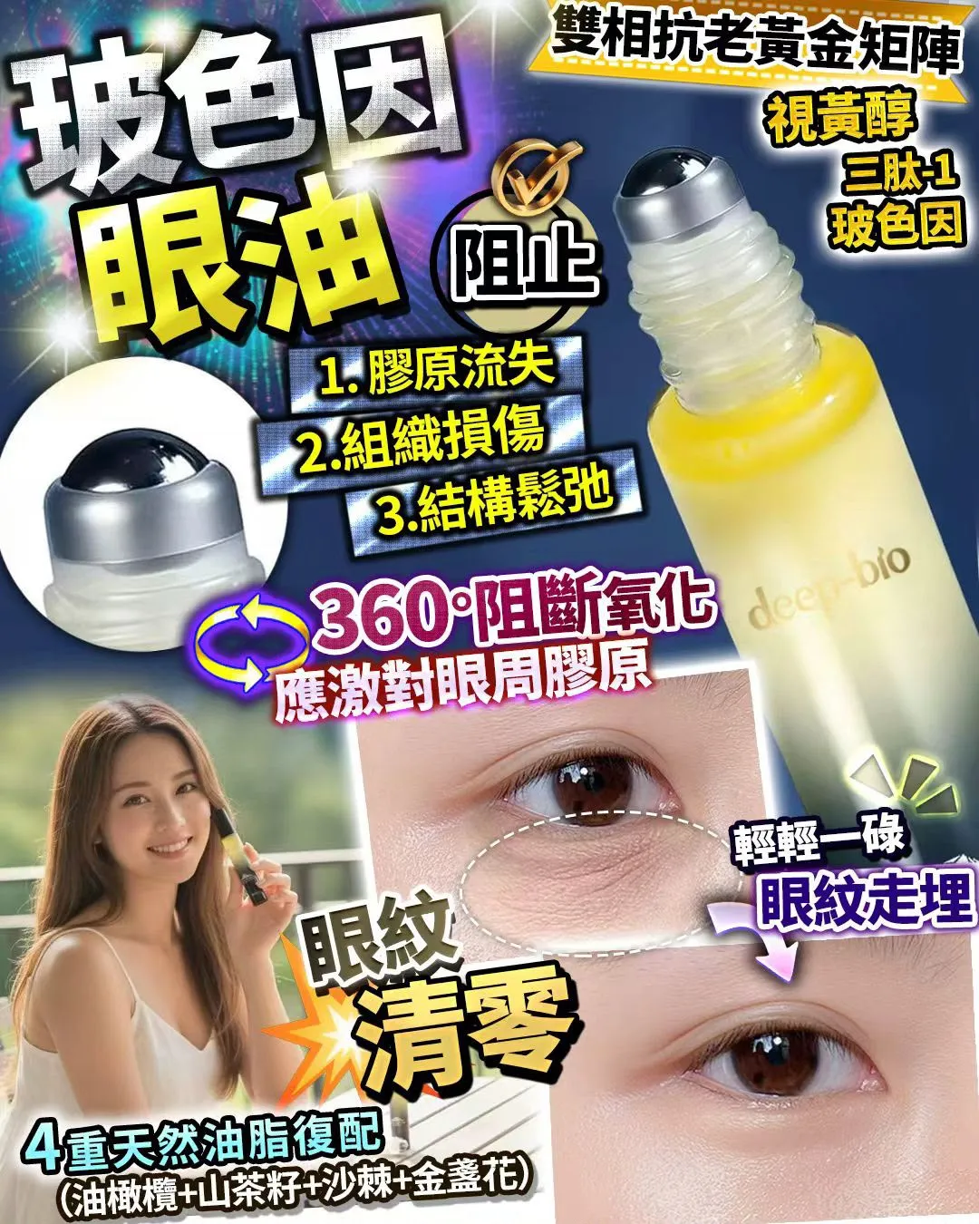 $150  玻色因淡纹眼油