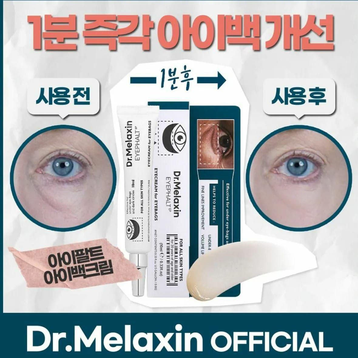 $209支。2支起$198支。韓國Dr. Melaxin眼袋隱形霜10ml