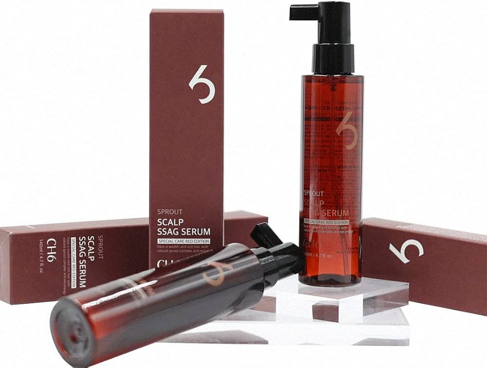 $95支。2支起$85支。CH6 Sprout Scalp Ssag Serum Red Edition(CH6 頭皮 SSAG 精華液紅色特別版)140ml