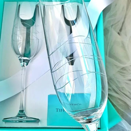 Tiffany韻律香檳杯/紅酒杯🍷對杯禮盒裝