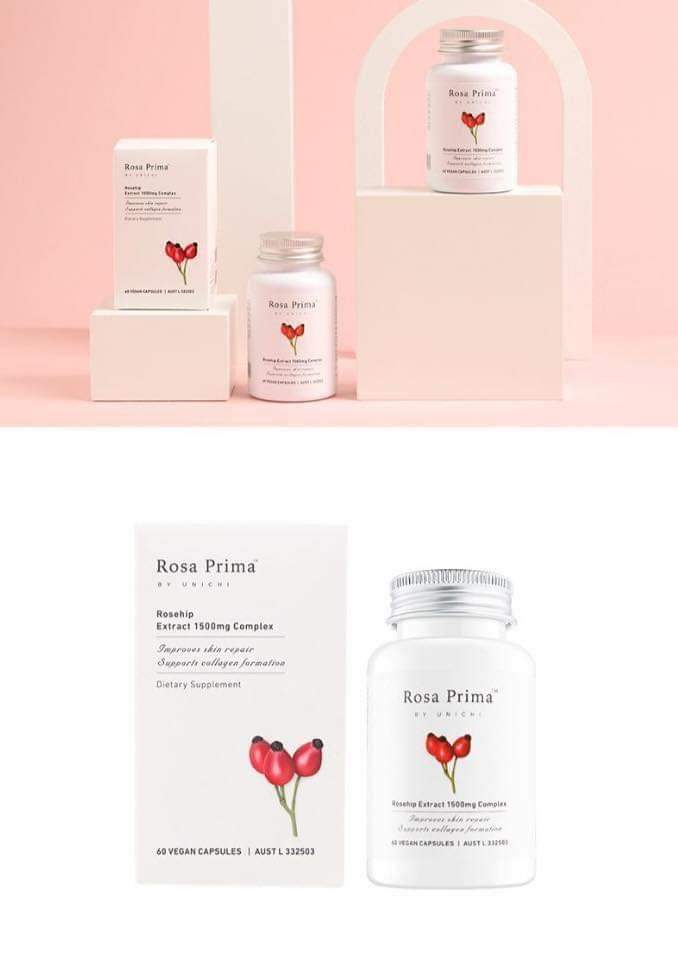 $122樽。2樽起$ 102樽。Unichi玫瑰果維生素C精華膠囊二代 60粒