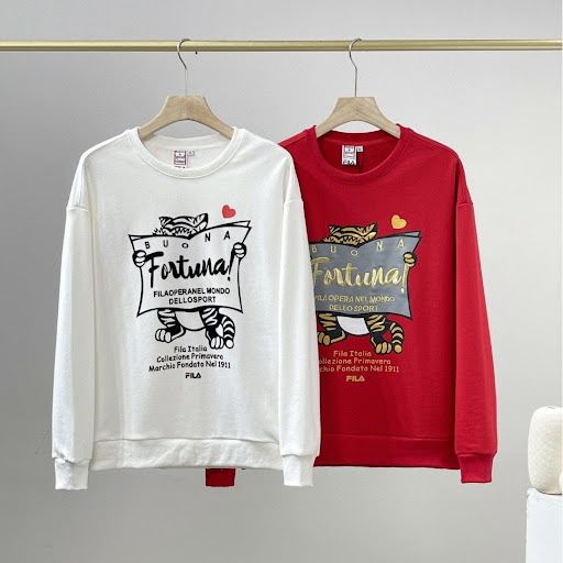 $188FILA｜FILA×have a good time联名2021新年卫衣