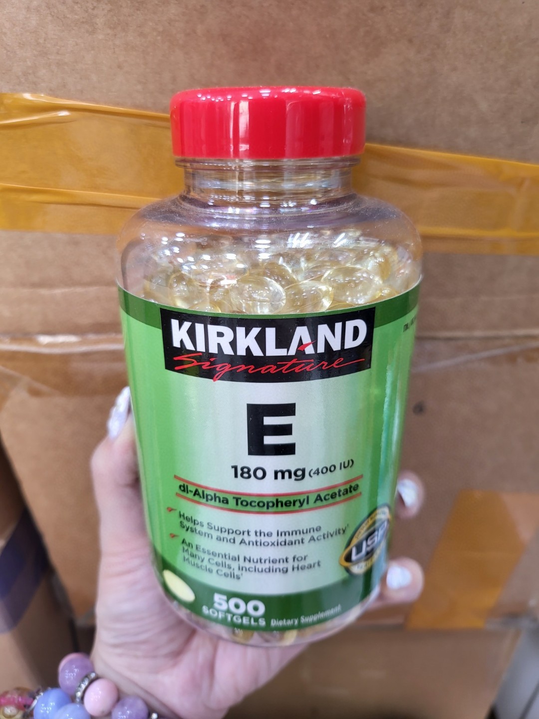 🇺🇸美國Kirkland💚維生素E精華軟膠囊400IU,500粒💚