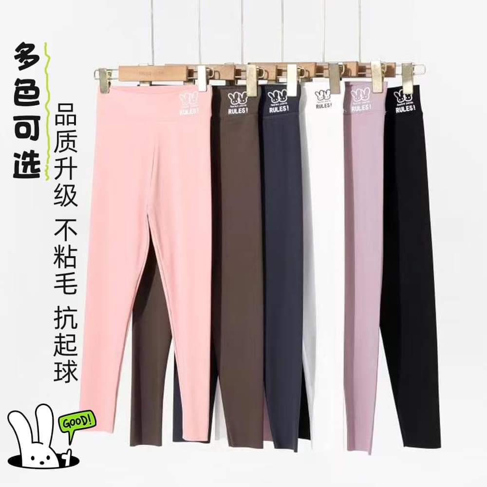 $6o組2件可混色。女童兔子鯊魚褲
