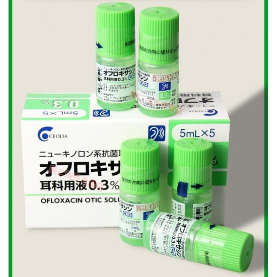 $58支。2支起$48支Ceolia中耳炎外耳炎左氧氟沙星耳科用液5ml