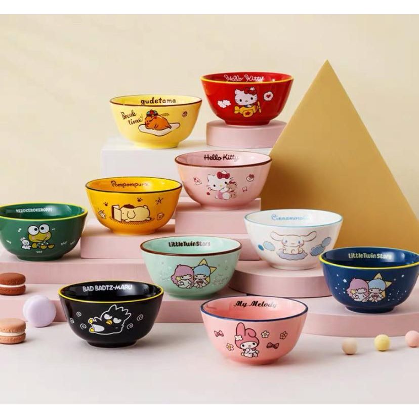 $55隻。2隻起$48隻。Sanrio 4.5吋碗
