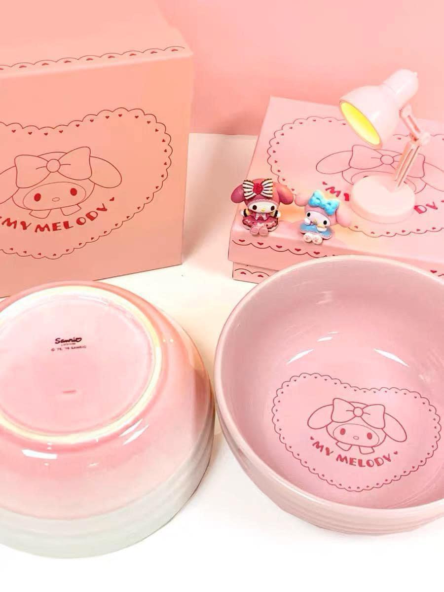 $88套2隻。LC x MY MELODY雙碗套裝