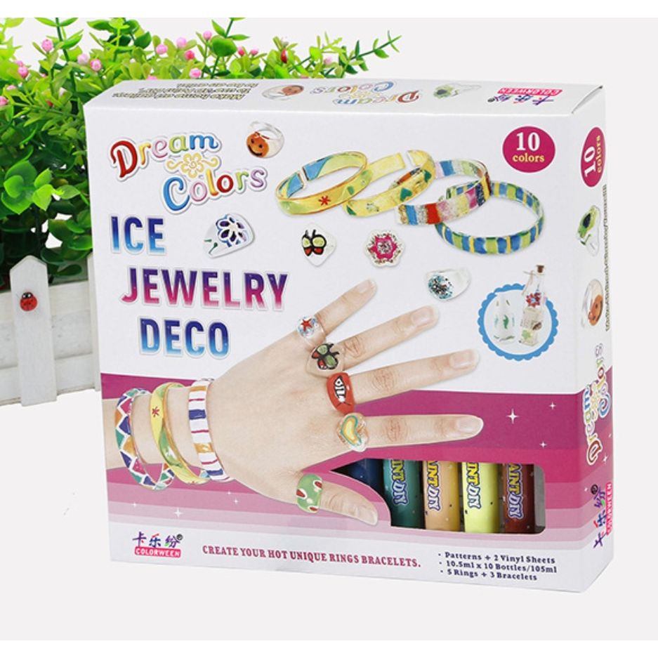 $68盒。超好玩填色 diy飾品