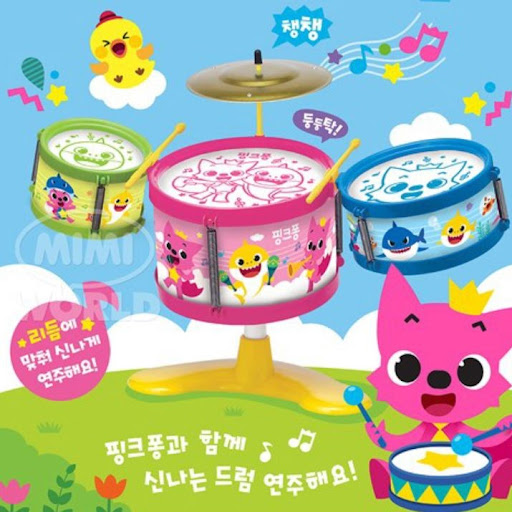 韓國Pinkfong Babyshark玩具鼓套裝$220