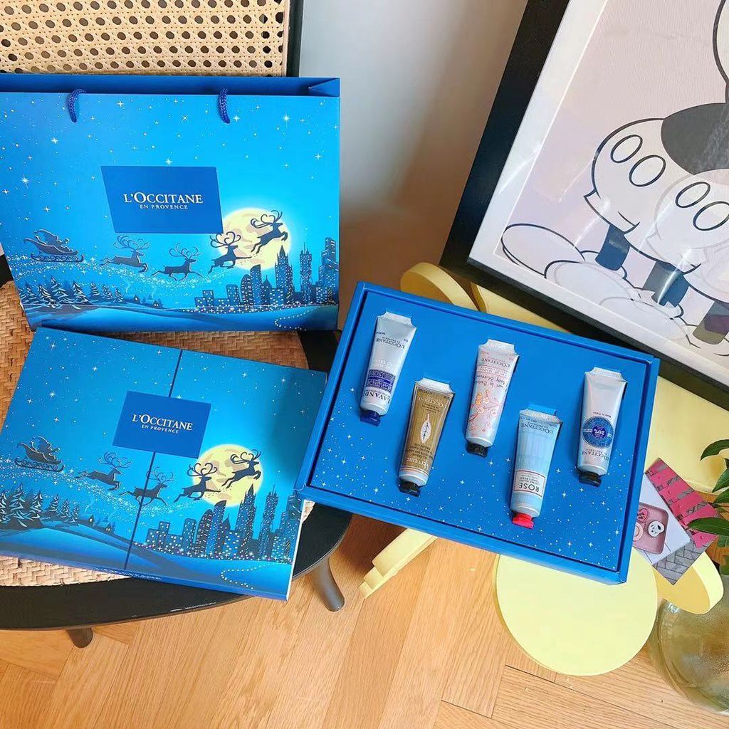 $108盒。L’occitane星空小鹿護手霜5件套