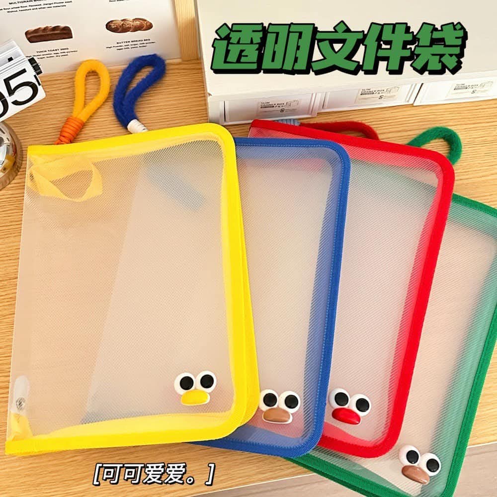 $38套4色各1。A4拉鍊資料袋