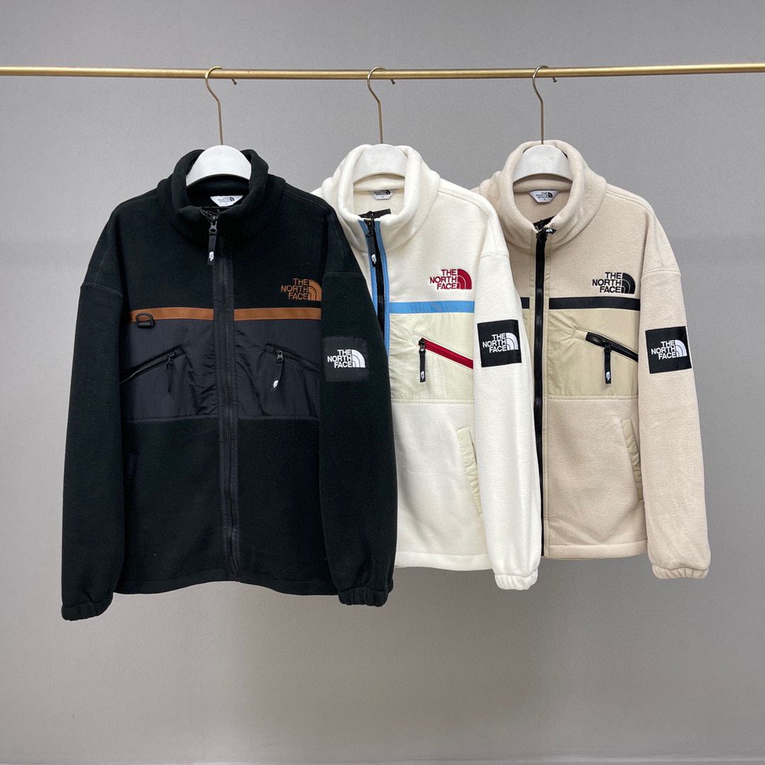 $230件。2件起$220件。TNF北面情侶款羊羔毛加棉拉鍊夾克外套