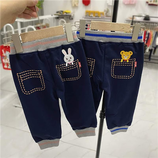 秋季日系男女童卡通純棉褲。90-130cm$80@1逢星期一cut單貨期7至10日。