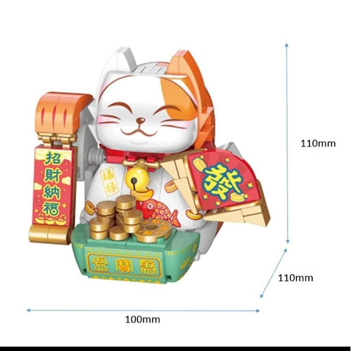 $85/1截19/1, 盡趕新年前交收開運招財貓造型積木