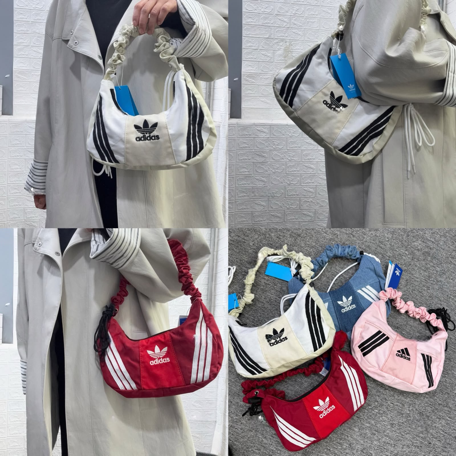 $98隻.2隻起$90隻.Adi*das舞動系列單肩斜挎包