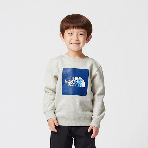 $138。日版The North Face 前後印花童裝衛衣