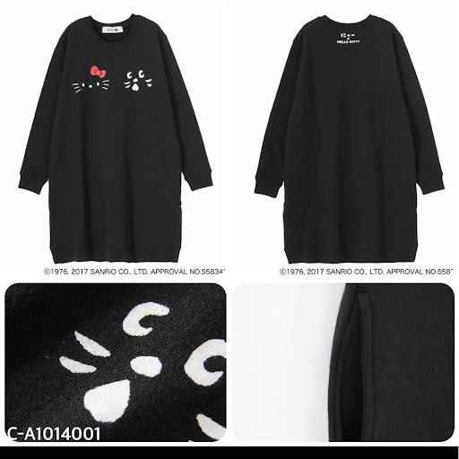 Ne-net &KITTY🐱联名纯棉毛圈连衣裙