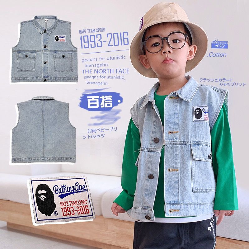 $95件。牛仔馬甲背心