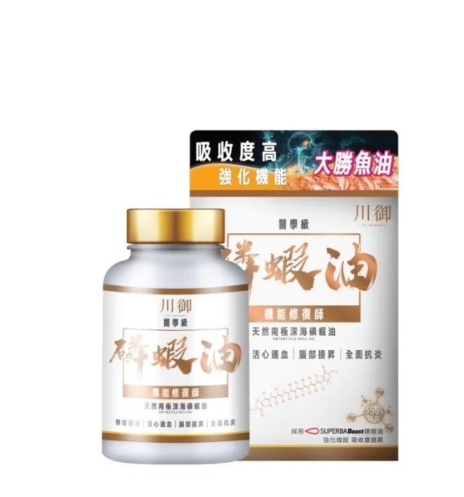$330樽,2樽起$318樽。TY Science 川御 医学级 南极磷虾油 (60粒装)