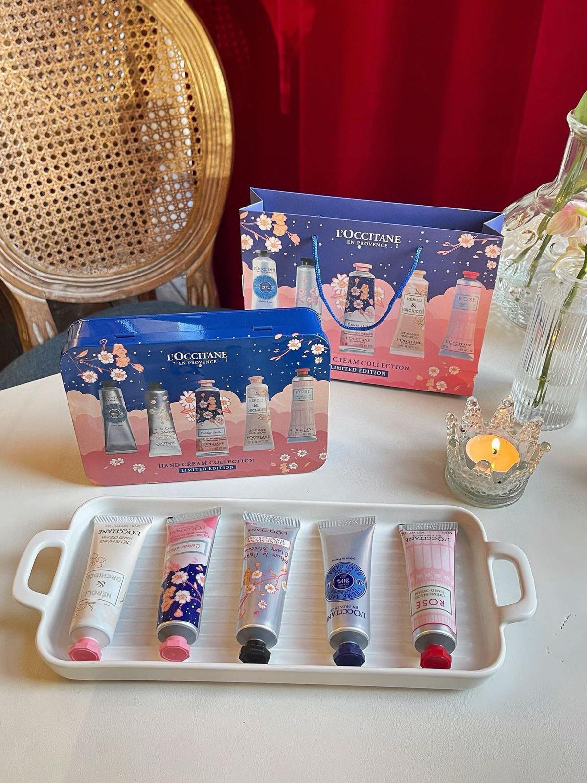 $8O套。L'Occitane 星河夜櫻護手霜五件套裝