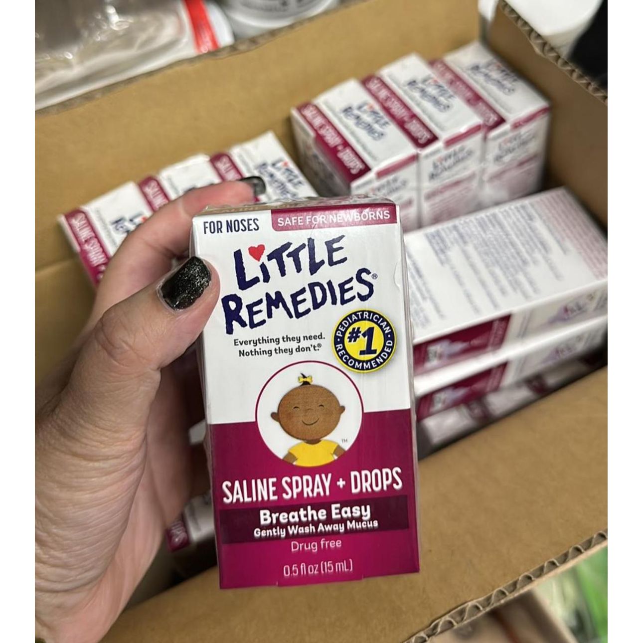 $58支。2支起$48支。Little Remedies Saline Spray/Drops 鹽水噴/滴鼻劑（30ml）
