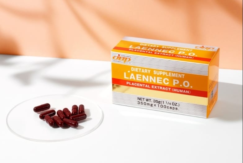 $1750盒100粒。💊日本🇯🇵LANENEC萊乃康人胎素膠囊JBP生產貴婦版保肝護肝美思滿胎盤素膠囊(橙盒)