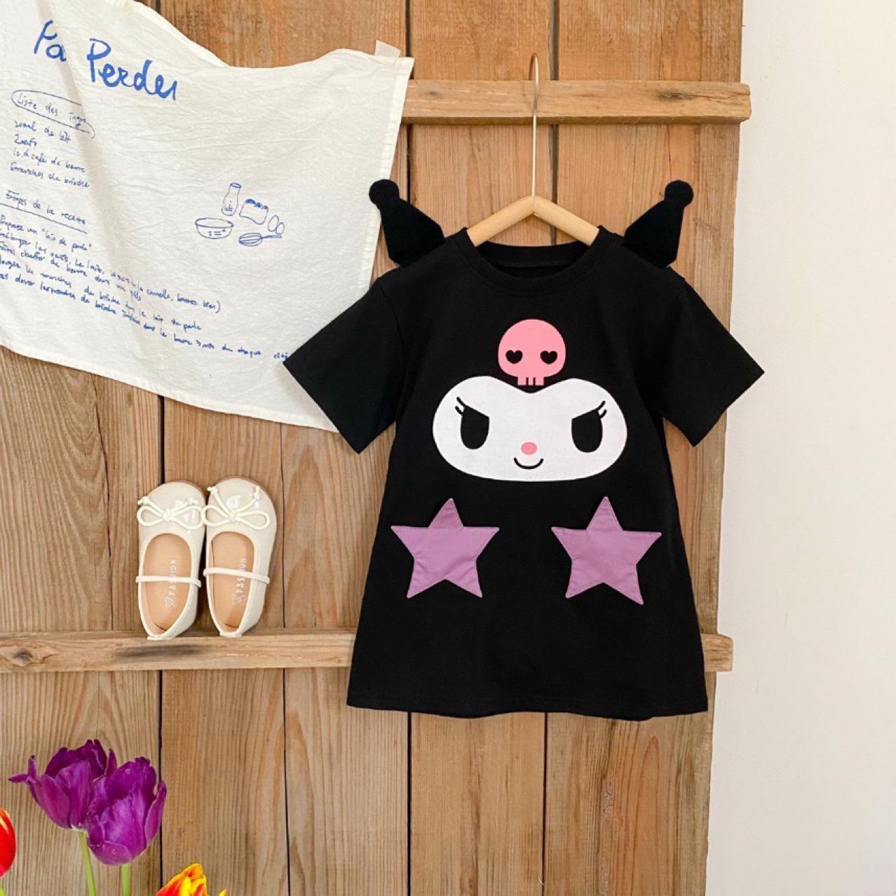 $88件。Kuromi 立體中長款T恤裙