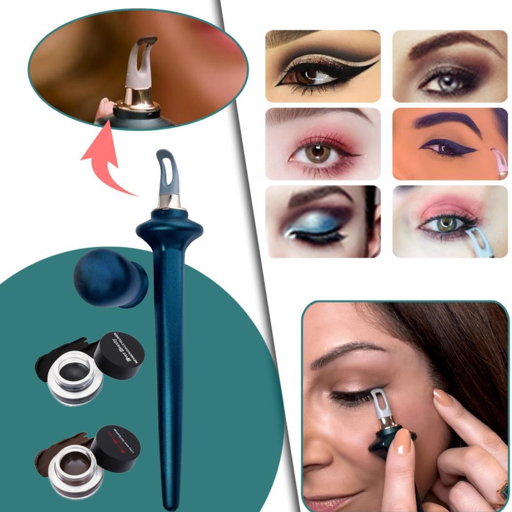 $68套(筆 + 眼线膏)。另配眼$18@1。Amazon 热爆欧美新款硅胶眼线筆Hyper Easy No-Skip Eyeliner 3D眼线硅胶刷筆
