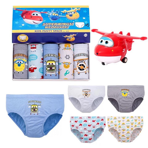 $65盒。2盒$55盒。韩版幼中男童全棉内裤(3至8岁)
