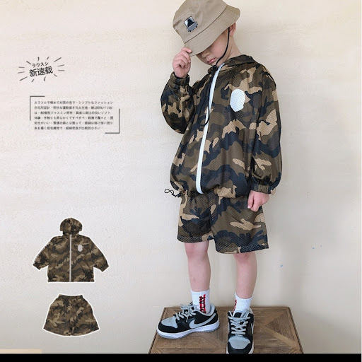 日系男童2022春秋防曬套褲$18O套尺寸100cm一160cm