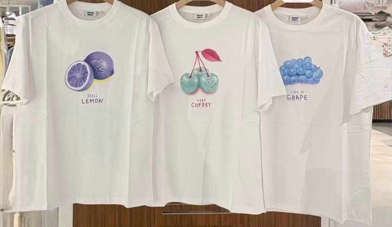 $188件韩国🇰🇷最新款🆕WACKY WILLY 小火人 夏天果蔬限定 ART grocery T-shirts折扣优惠💗