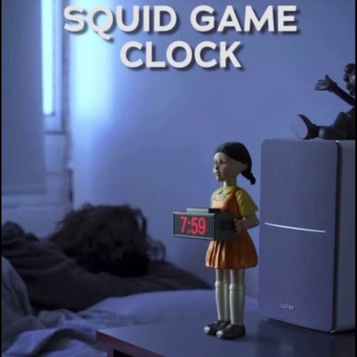 魷魚遊戲 123木頭人少女👧🏻鬧鐘⏰