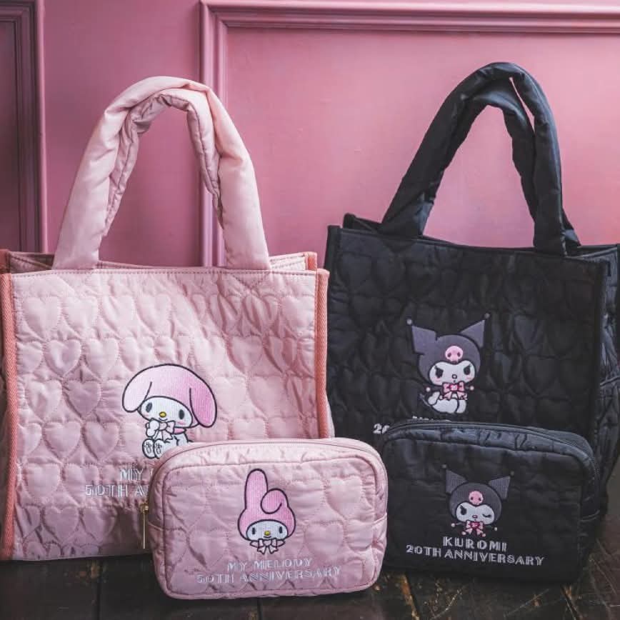 $88套。2套起$ 80套。🌸 My Melody × Kuromi 聯名車縫小包 🌸#限量紀念款 💖 #雙主角聯乘 🎀