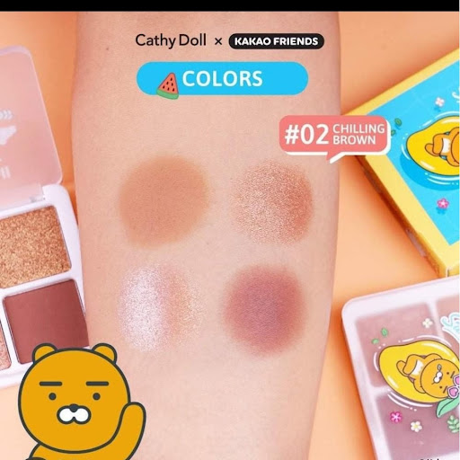 Cathy Doll x Kakao Friends✨#流行色系4色眼影👀