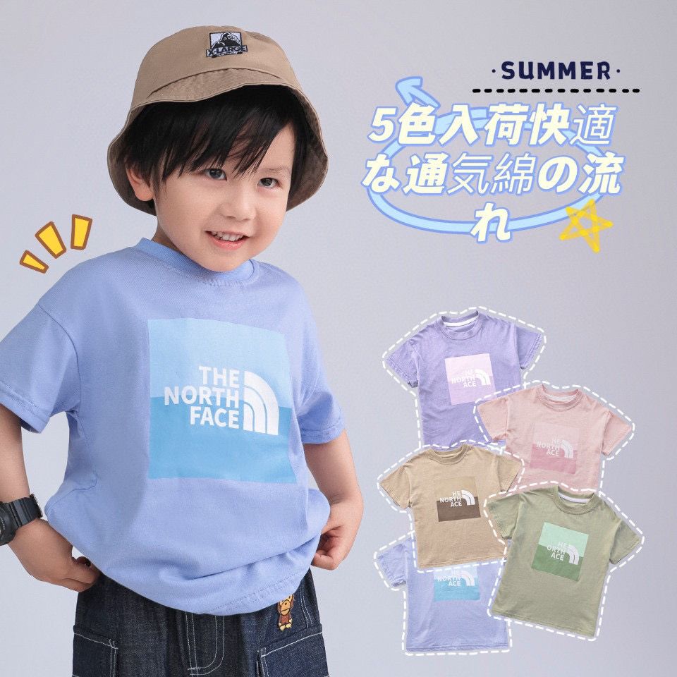 $95件。2件起$85件。The North Face 彩色短袖TEE