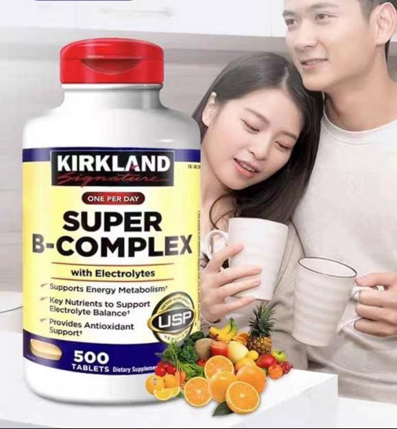 Kirkland Super B-Complex复合维生素B族维B片 500粒