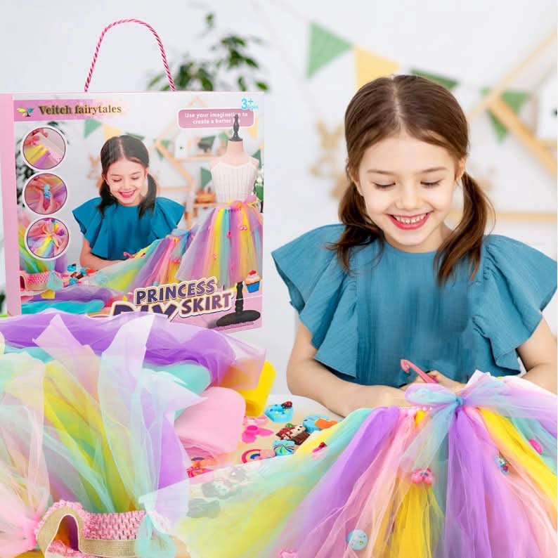 $78套。2套起$68套。📣【Gorgeous Beauty Set for Girls|公主DIY蓬蓬裙】💖👗