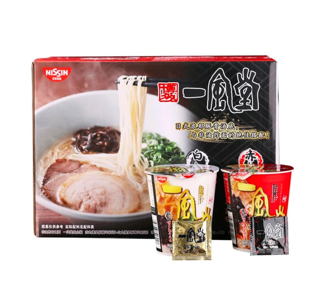 $128@口杯。一風堂博多豬骨風味杯麵組合裝864g x12杯
