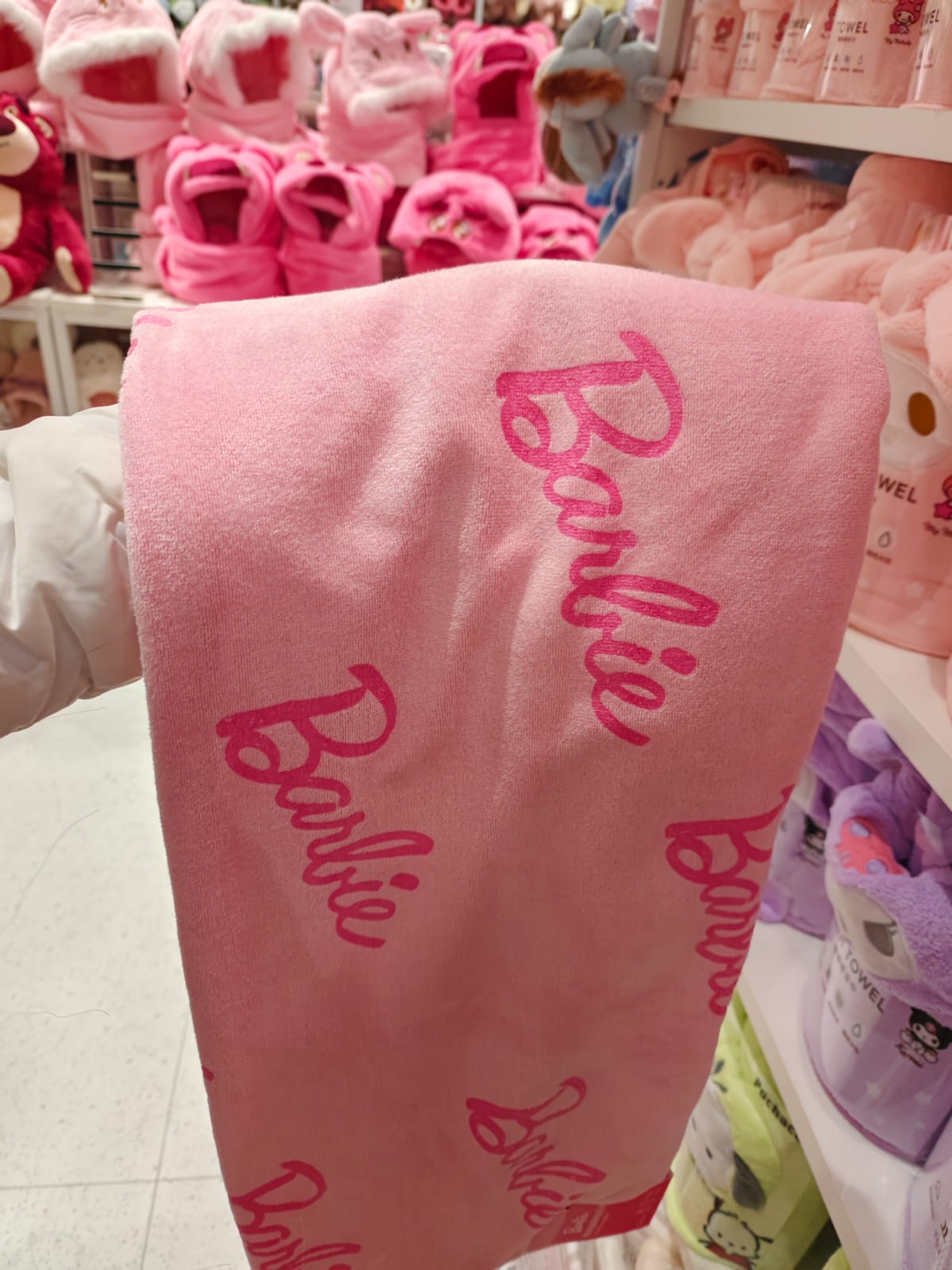 山姆代購$70件。barbie大毛巾
