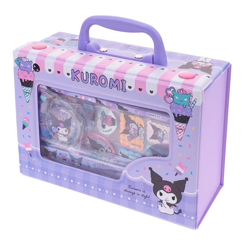 $12O套。2套起$110套。Sanrio 手挽盒文具套装