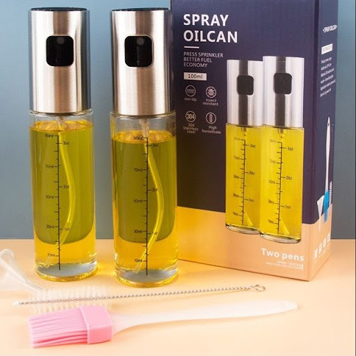 $68/套 (1套2枝连工具)新一代煮食神器 304不銹钢控油噴油樽1套2枝连工具